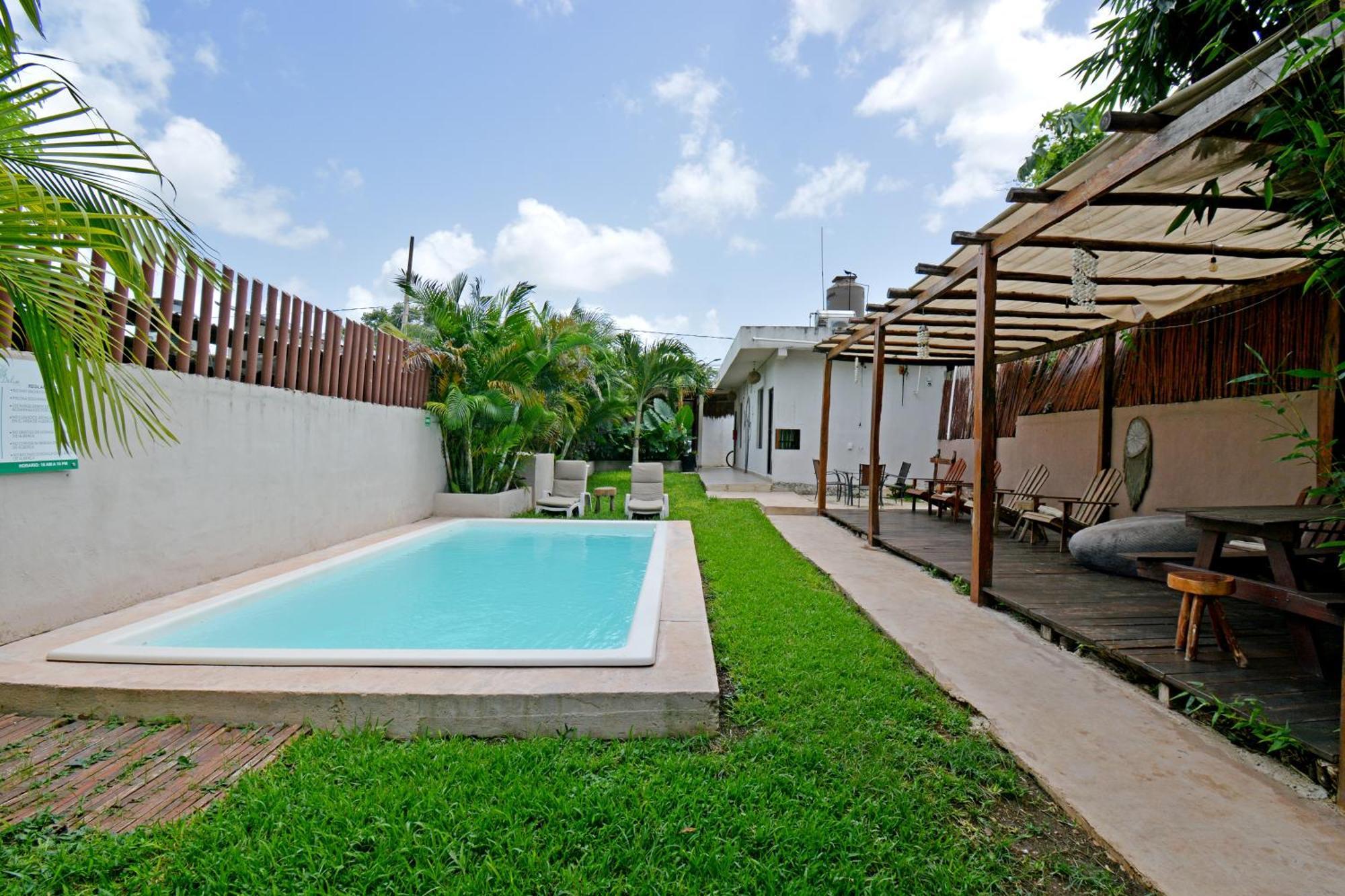 Casa Delia Hotel Bacalar Bagian luar foto