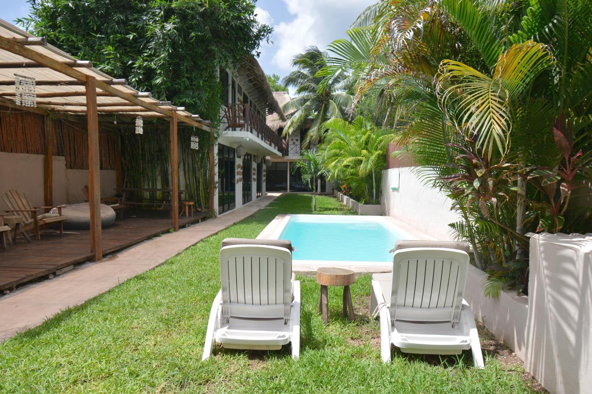 Casa Delia Hotel Bacalar Bagian luar foto