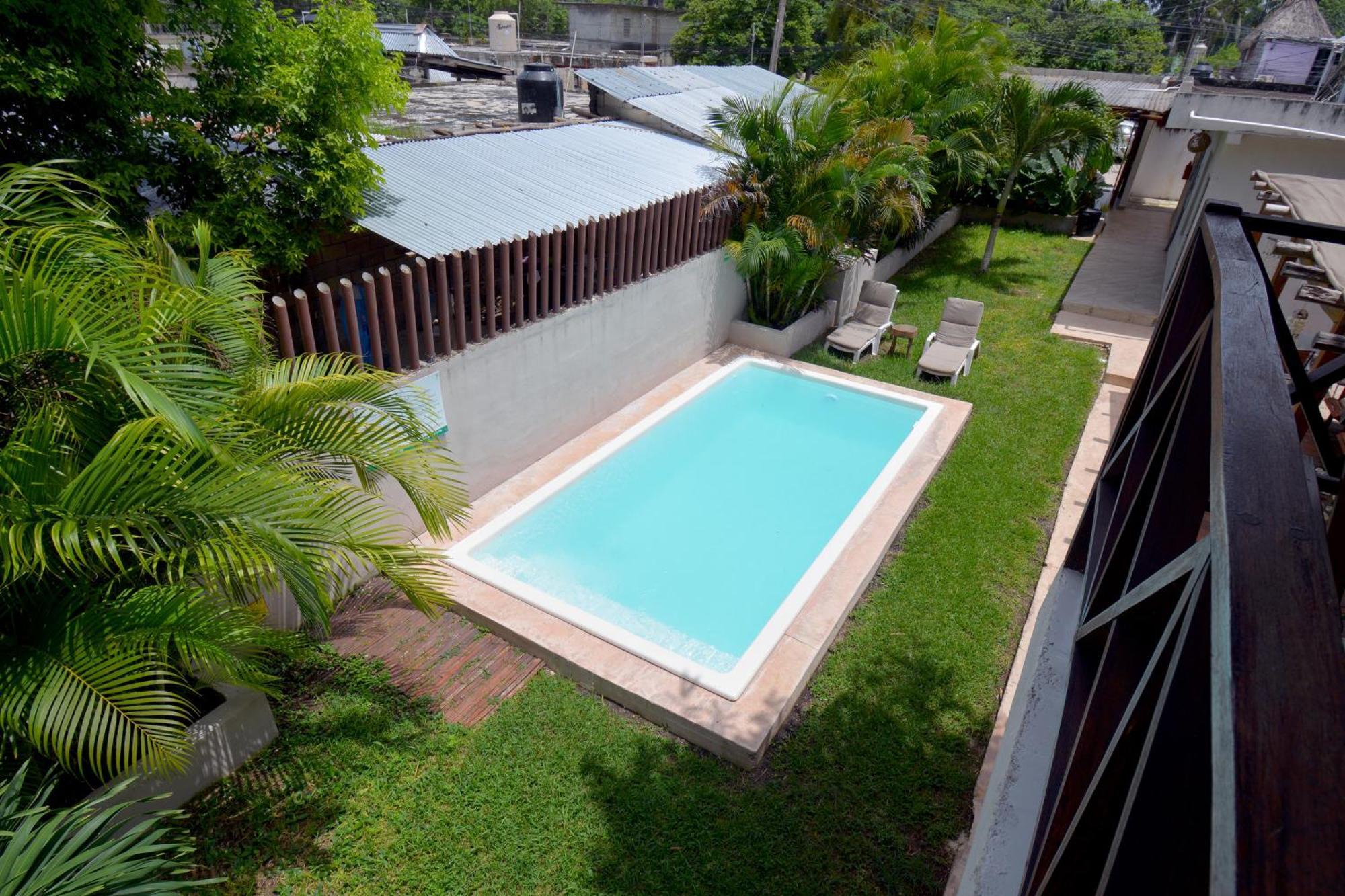 Casa Delia Hotel Bacalar Bagian luar foto