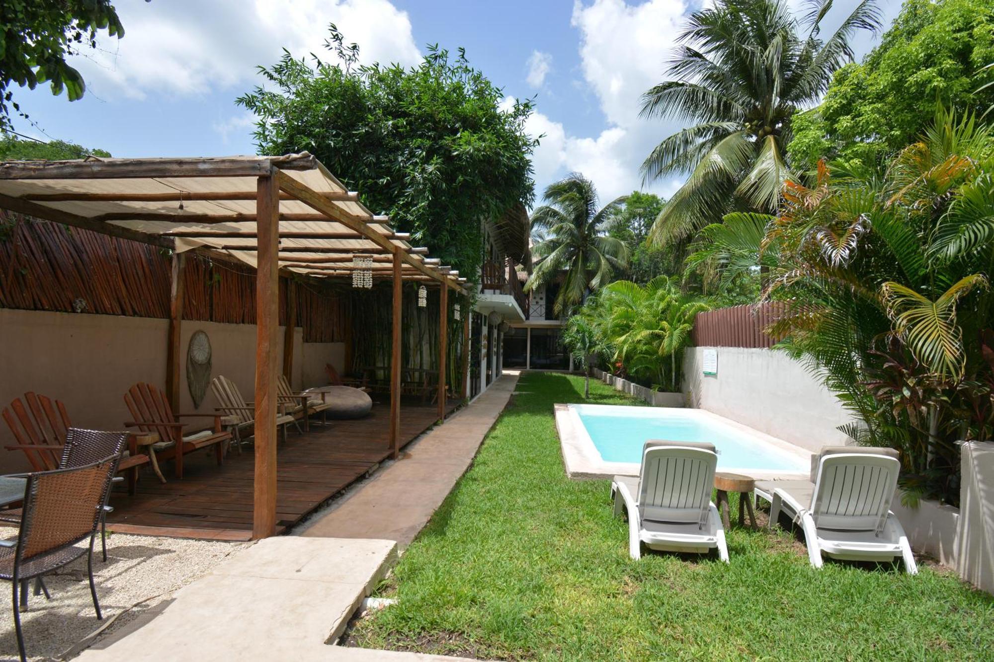 Casa Delia Hotel Bacalar Bagian luar foto