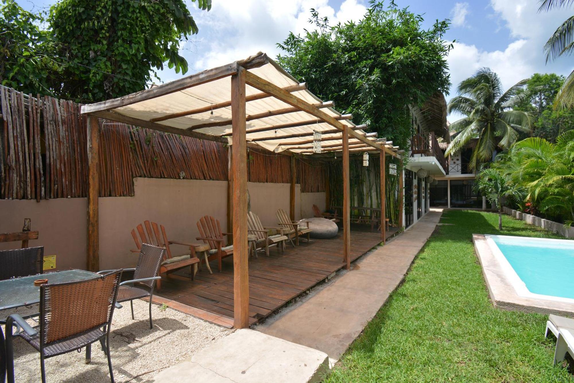 Casa Delia Hotel Bacalar Bagian luar foto