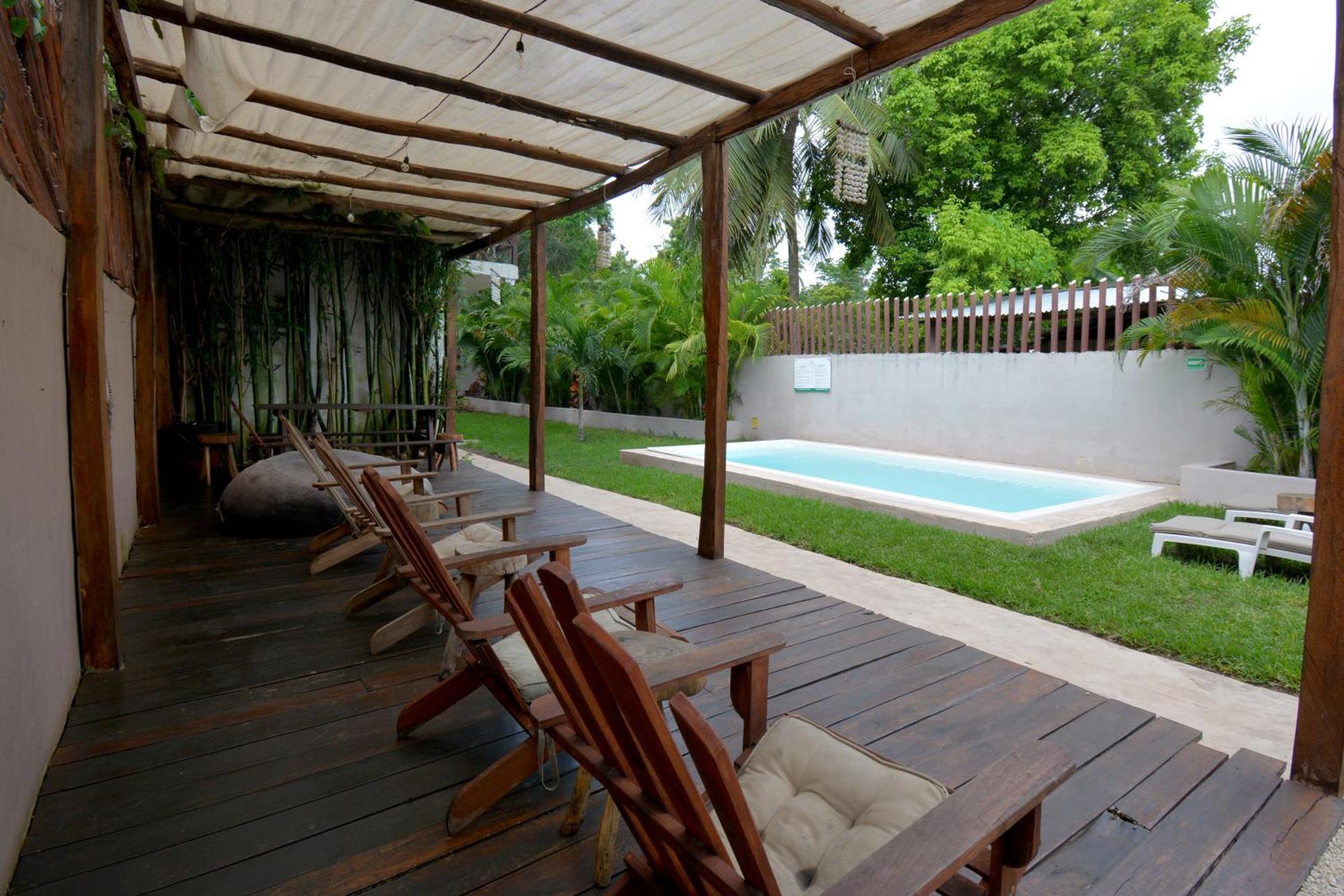 Casa Delia Hotel Bacalar Bagian luar foto