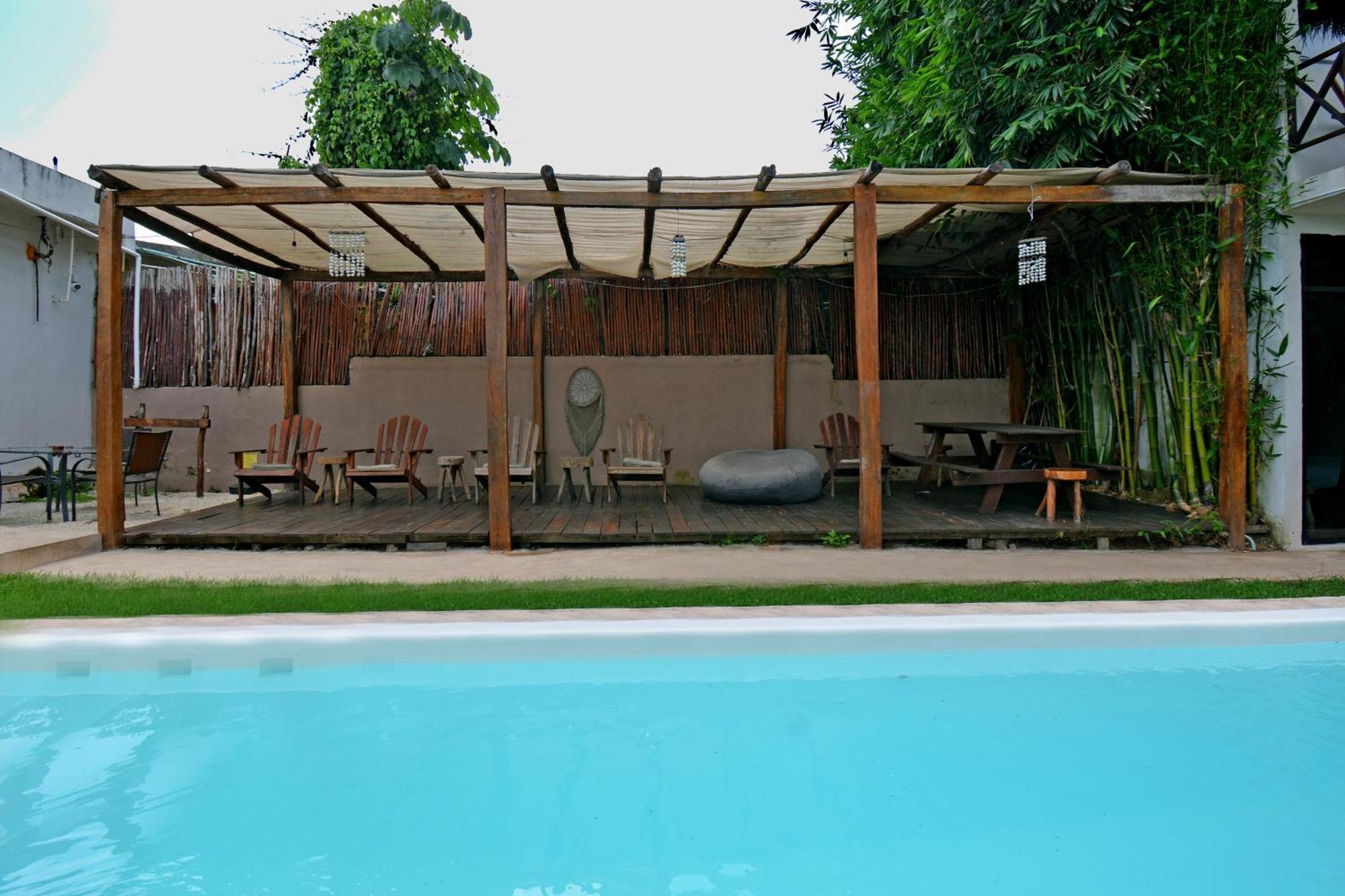 Casa Delia Hotel Bacalar Bagian luar foto